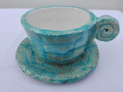 Taza Turquesa.