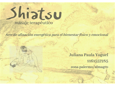 Sesiones de Masaje Shiatsu